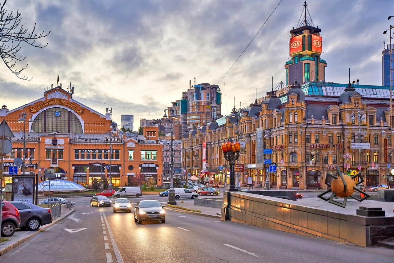 Sauna, Big Jacuzzi , Khreshchatyk apartments Kiew Exterior foto